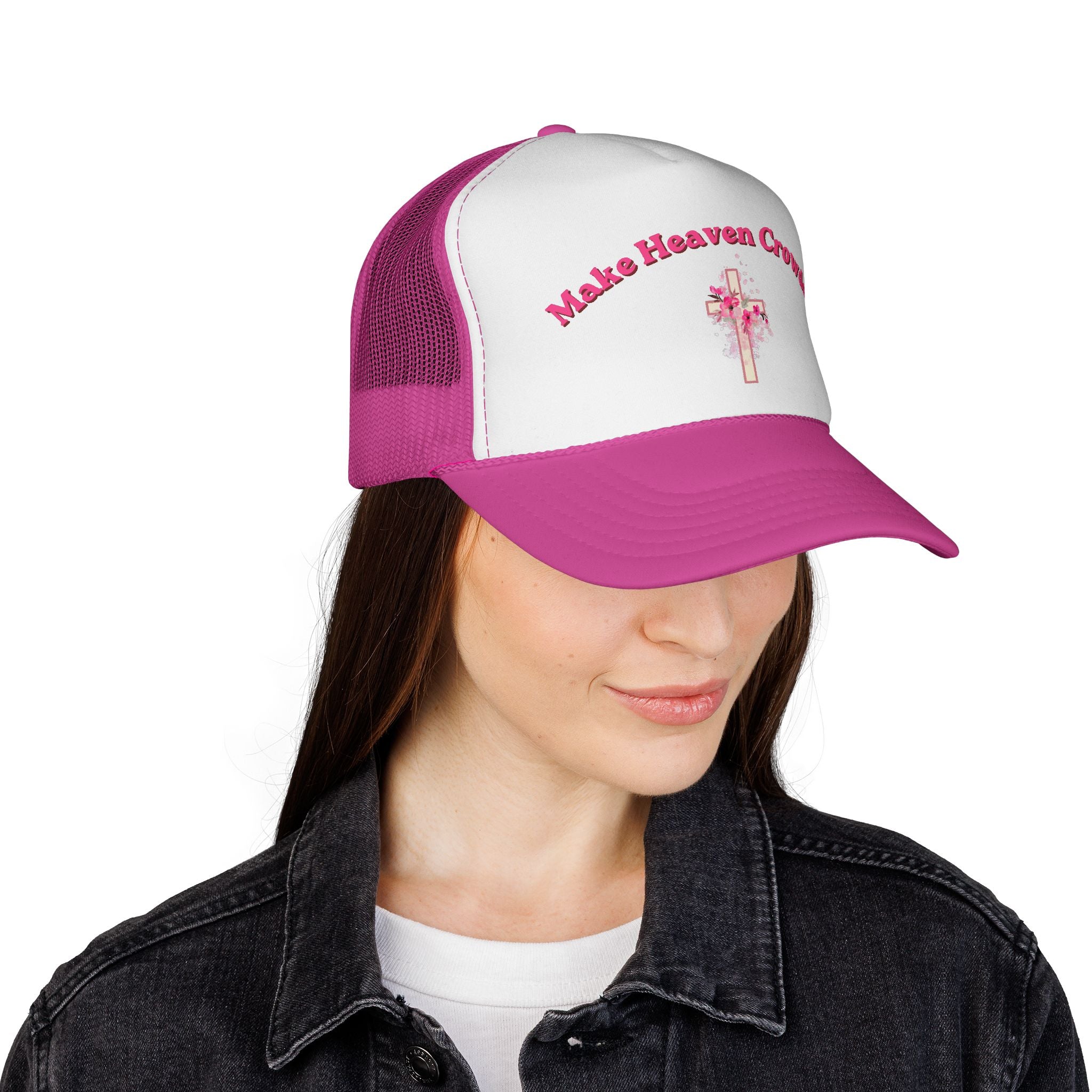 Make Heaven Crowded Trucker Cap