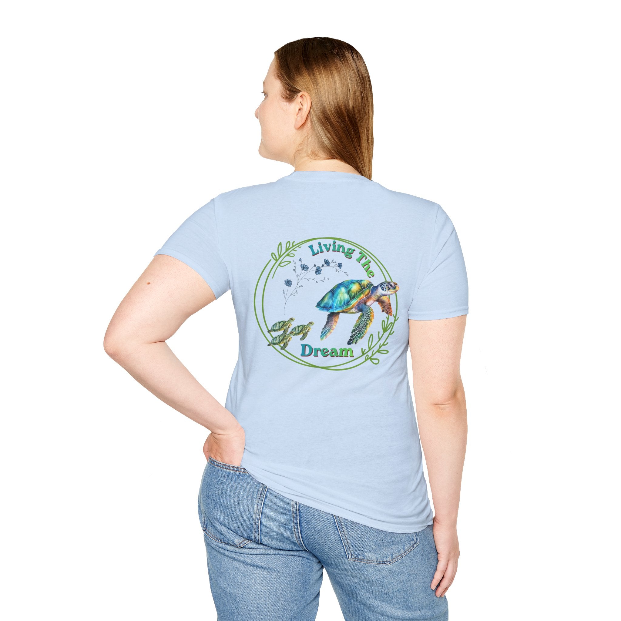Sea Turtle 'Living The Dream' T‑Shirt