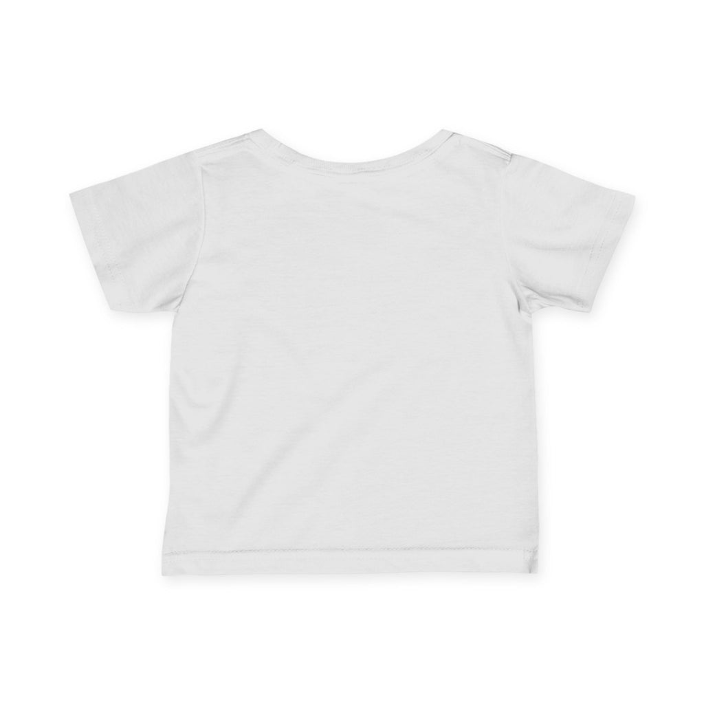Infant Tee — Floral Cow Skull "Mama Says Dad Has Temper" Baby Shirt