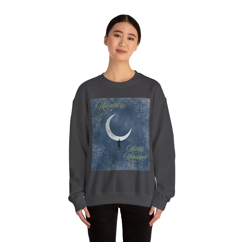 Moonlit & Mildly Unhinged crew neck ⭐️