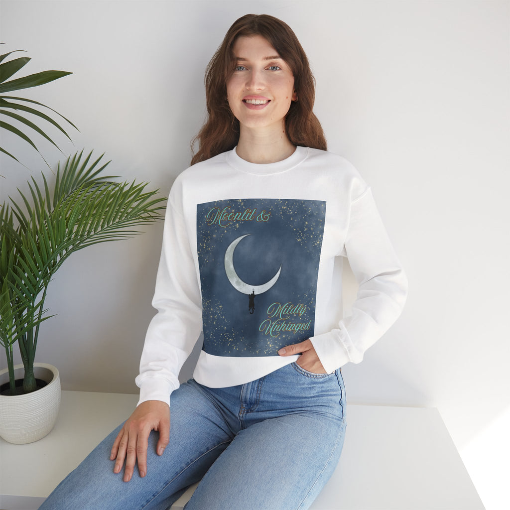Moonlit & Mildly Unhinged crew neck ⭐️