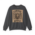 Cowboy Killer Crewneck Sweatshirt — Western Leopard Print Graphic