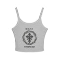 "Holy & Unhinged" Crop Top Tank