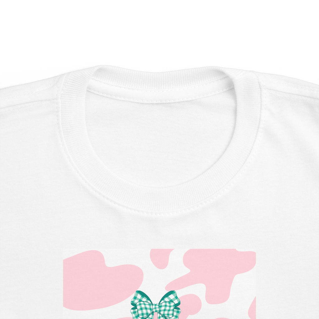 Toddler Tee - Pink Cowhide 'Mini' Butterfly Graphic
