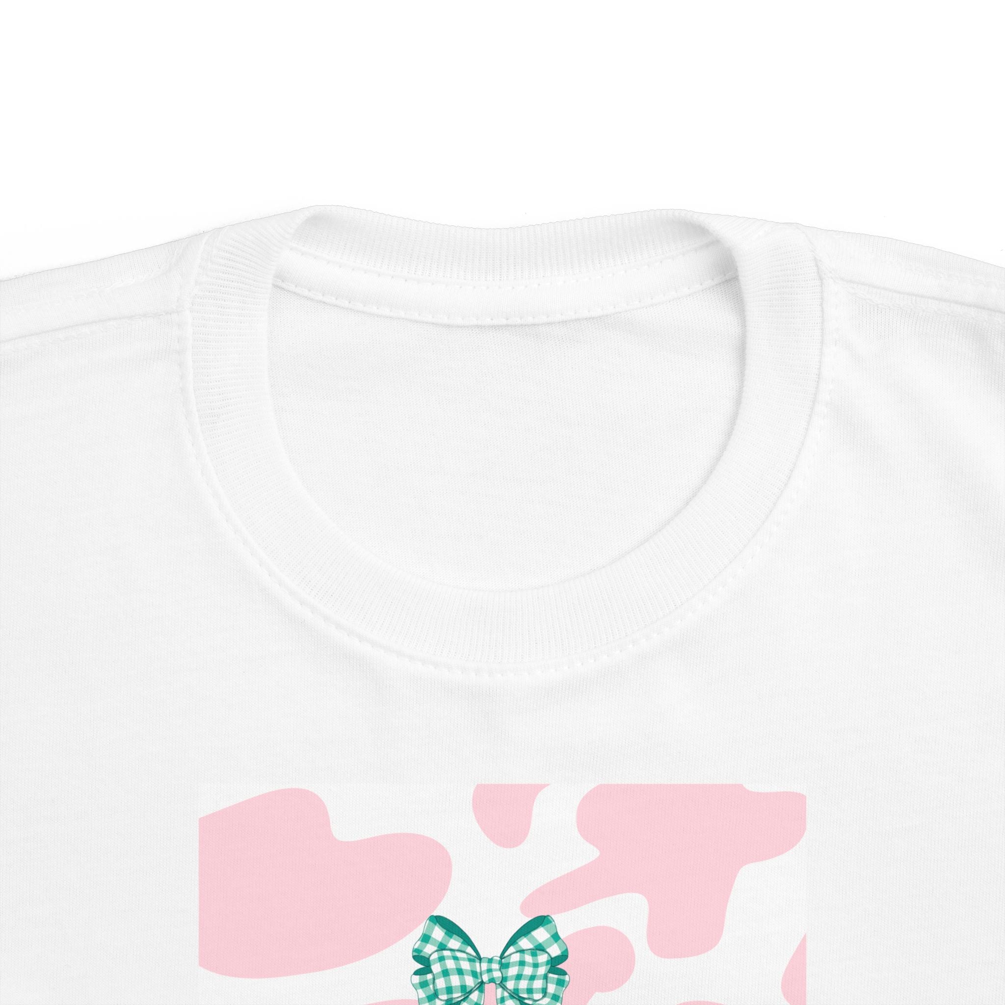 Toddler Tee - Pink Cowhide 'Mini' Butterfly Graphic