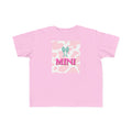 Toddler Tee - Pink Cowhide 'Mini' Butterfly Graphic