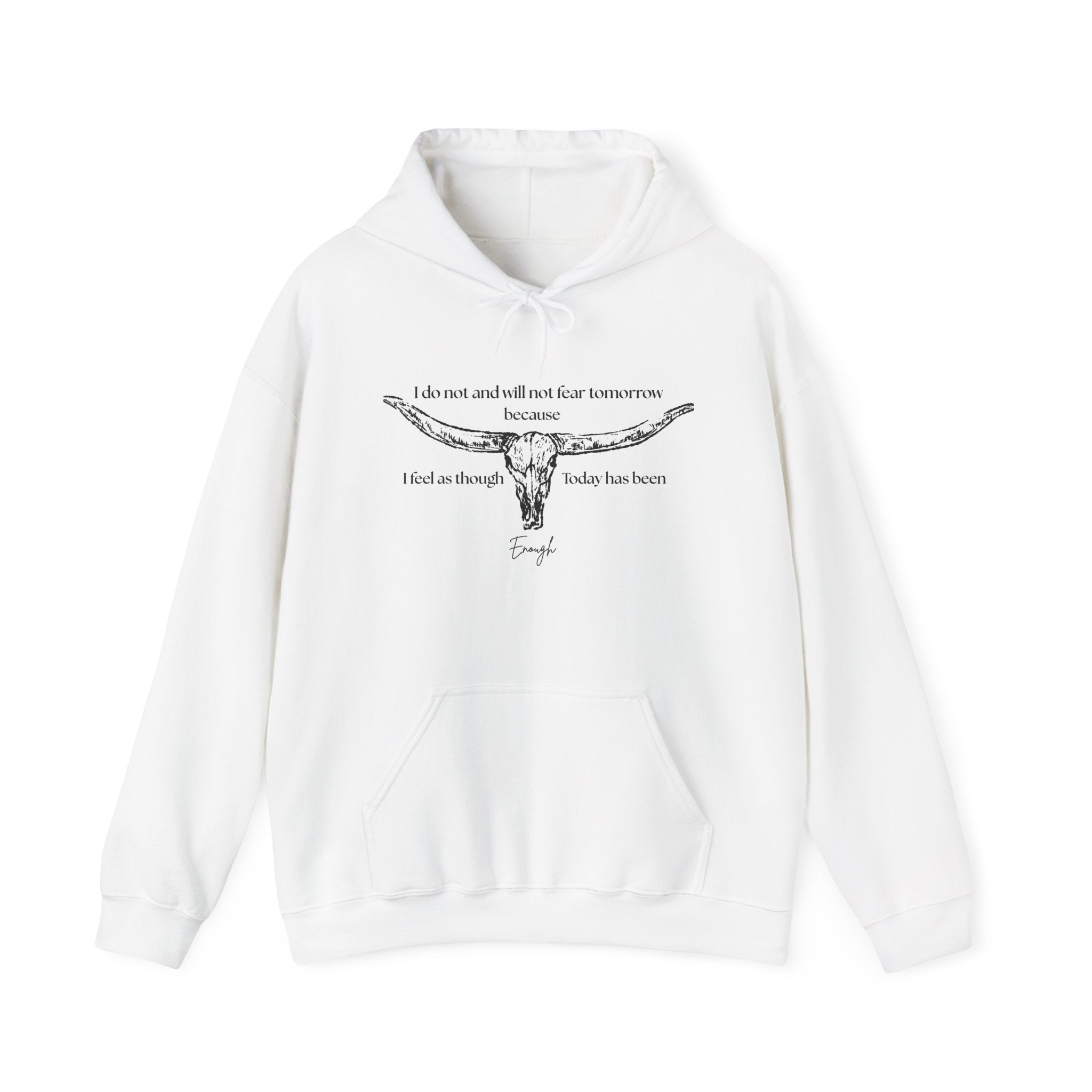 Bull Skull Quote Hoody